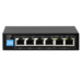 PoE switch 4 poorten en 2 uplink poorten Safire SF-SW0604POE-60