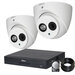 Dahua 2MP camerasysteem FULL HD 2 Eyeball camera's inclusief microfoon.