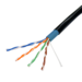 Safire Cat6 Netwerkkabel 100m - Zwart CCA voor Buitengebruik