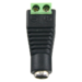DC 12V mannelijk connector voor aansluiting op combi-coaxkabel.