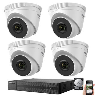 PoE 4MP Turret HIkvision IP POE