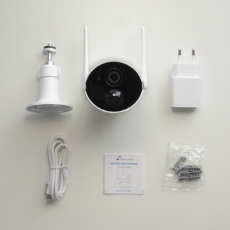 Nivian NVS-IPC-05-BAT WiFi IP camera accu