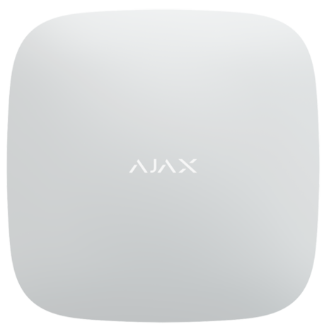 Ajax Hub beveiligingssysteem alarmpaneel uitbreidbaar met max 100 diverse beveiliging en controle componenten.