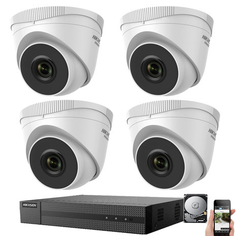 PoE 4MP Turret HIkvision IP POE