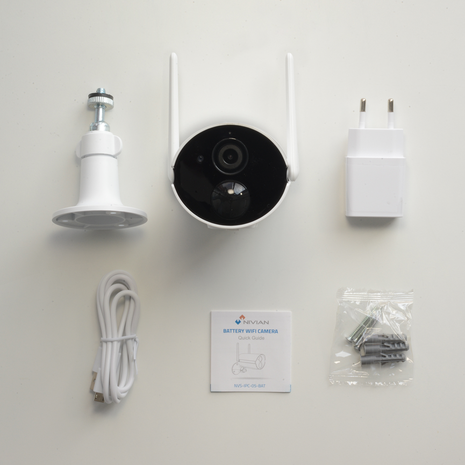 Nivian NVS-IPC-05-BAT WiFi IP camera accu