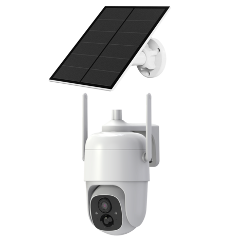 CQ1 wifi, accu en zonnepaneel ptz camera