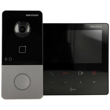 Hikvision DS-KIS606-P Slimme PoE en Wifi Video Intercom.