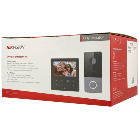 Hikvision DS-KIS606-P Slimme PoE en Wifi Video Intercom.