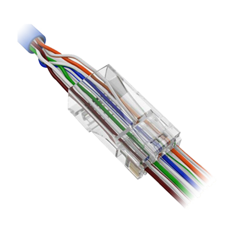 RJ45 connector cat6 utp netwerkkabel