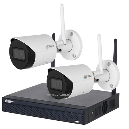 DHI-NVR1104HS-W-S2 / IPC-HFW1430DS-SAW / 2