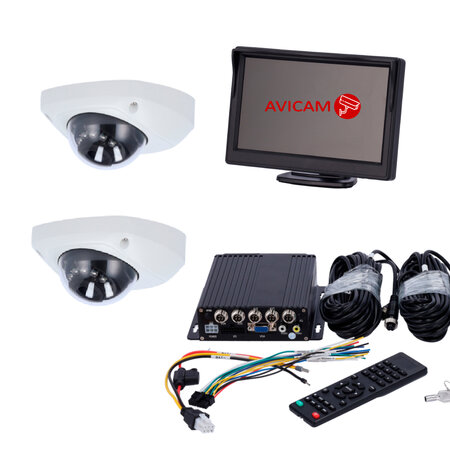 Compleet camerasysteem voor voertuigen, campers, bedrijfswagens en vrachtwagens - Plug &amp; Play.