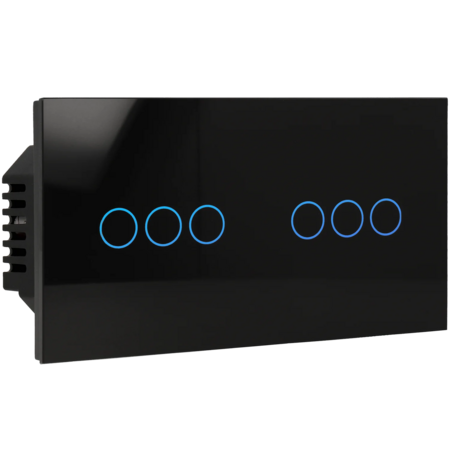 A-SMARTHOME Dubbel Paneel met Schakelaar - Smart Home Lichtschakelaar Kit
