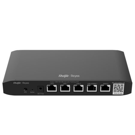 Ruijie Reyee RG-EG105G V3 Cloud Router - 5 Poorten Gigabit - VPN