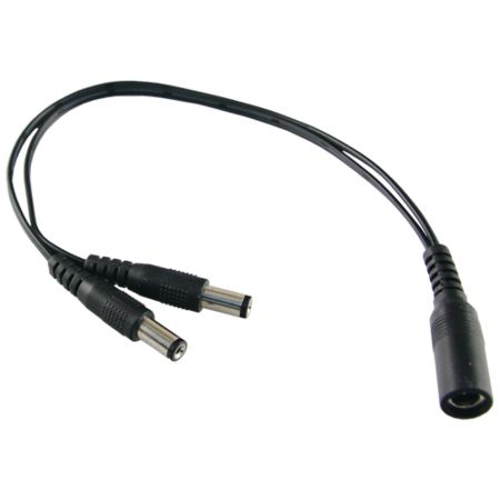 DC 12V Stroom Splitter - 1 naar 2 Voedingskabel voor Bewakingscamera's
