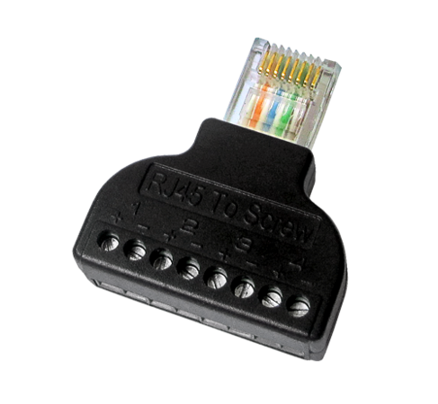 UTP CON300-BLOCK RJ45 naar Terminal Block Connector - Toolless Netwerkadapter