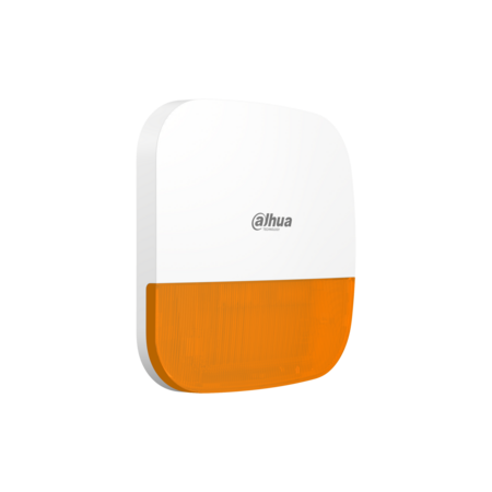 Dahua DHI-ARA13-W2 Draadloze Buitensirene - 110 dB met Oranje Flitser - IP65