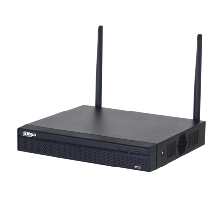 Dahua DHI-NVR1104HS-W-S2 WiFi NVR - 4-Kanaals Recorder met Ingebouwde Router