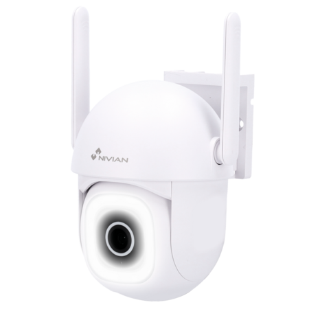 Nivian NVS-IPC-0S5-L-MINI PT WiFi Buitencamera - 3MP Smart IP-Camera met Tracking