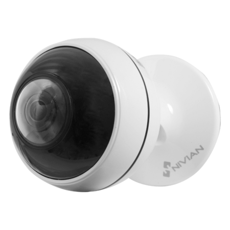 Nivian 360 Graden Wifi IP Camera - 3MP Full HD Fisheye Beveiligingscamera