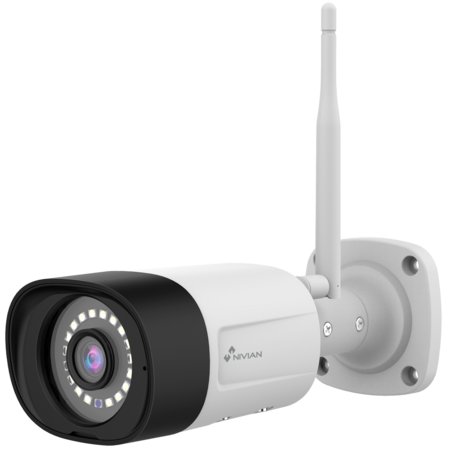 Nivian NV-CAM30-W6 - 2K 3MP Bullet Wifi IP-Camera voor Buiten - IP66 &amp; Nachtzicht