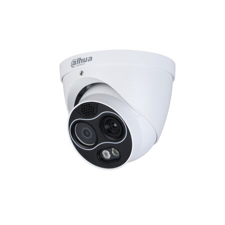 Dahua TPC-DF1241-B2F2-DW-S8 Thermische Eyeball Camera met Branddetectie en IP67