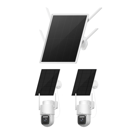 Nivian 4G Solar Beveiligingscamera Set 4MP - NV-KIT4GSOLAR430-2CAM voor Buiten
