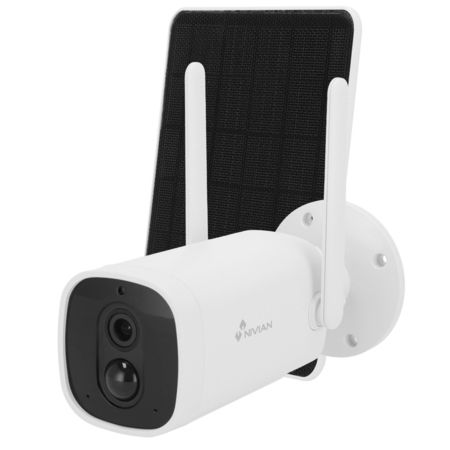Nivian NVS-IPC-06-BAT-SOLAR5V-6W Wifi Camera met Zonnepaneel