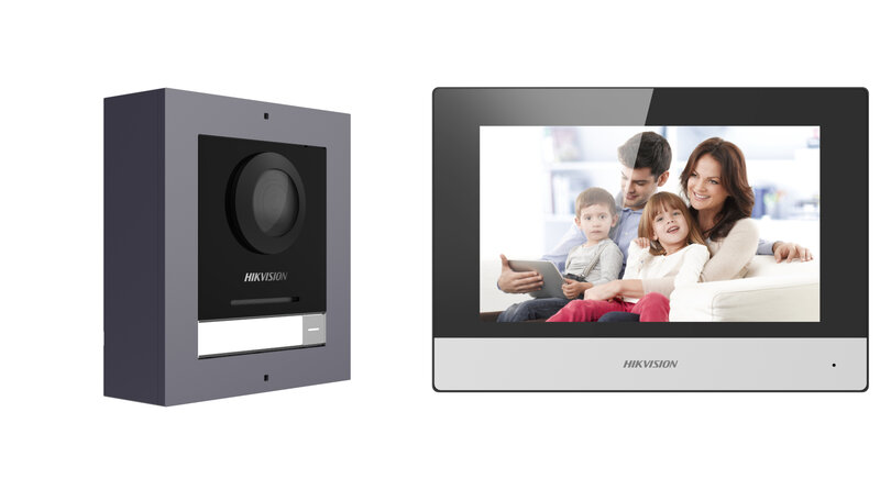 Hikvision IP DS-KIS602 Europe Kit Video Intercom met UTP netwerk aansluiting.