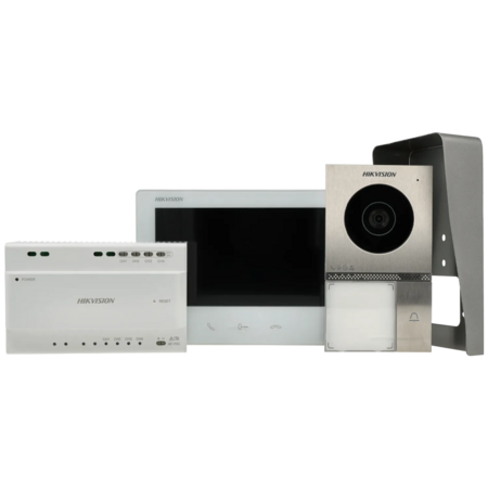 Hikvision Video Intercom Kit DS-KIS705EY - 2-Draads met 7-inch Touchscreen en Wifi