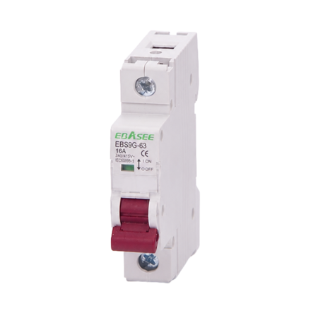 Ebasee Lastscheider EBS9G-1P-16A - 1-polig voor DIN-rail montage