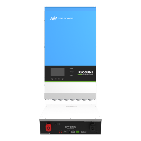 TBB hybride omvormer met accu 5120Wh - 5000W