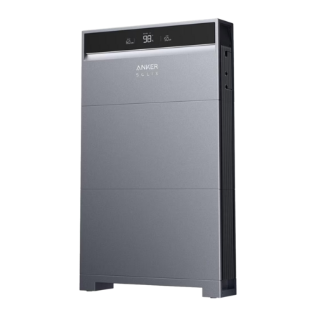 Anker Solix Omvormer ASOX-H3.68K-2xB5 met 10kWh Accu voor Thuisgebruik