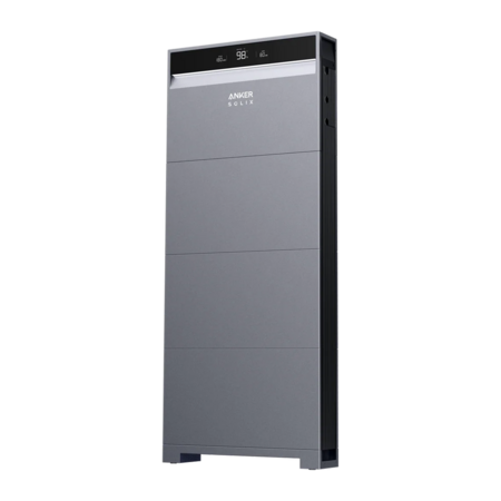 Anker Solix Omvormer ASOX-H3.68K-3xB5 met 15kWh Accu - Eenfase Thuisbatterij