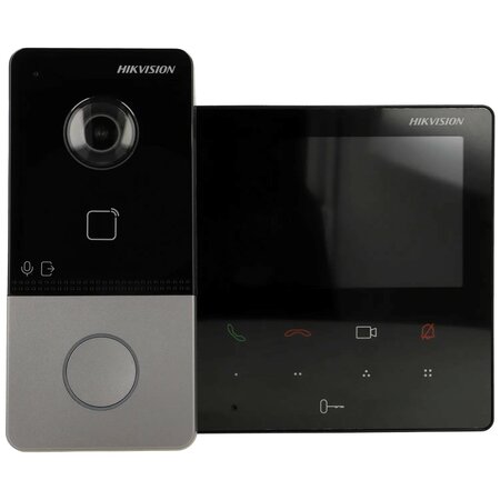 Hikvision DS-KIS606-P 2MP PoE en Wifi Video Intercomset met 7" Scherm