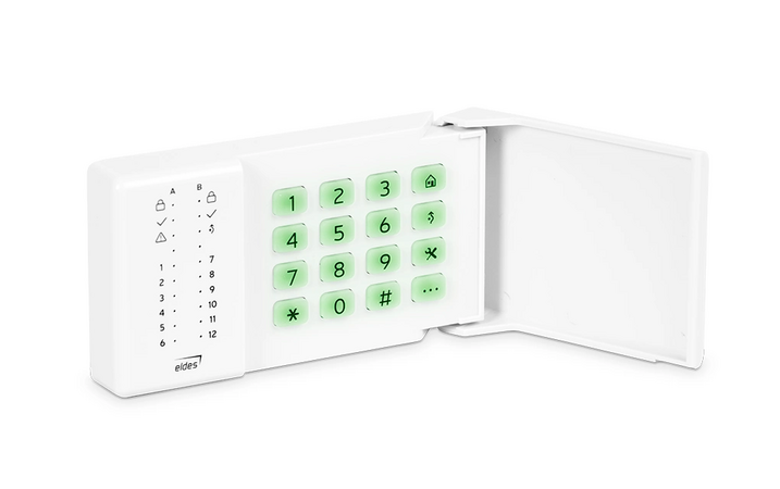 Eldes EWKB4 Draadloos LED Keypad met Temperatuursensor