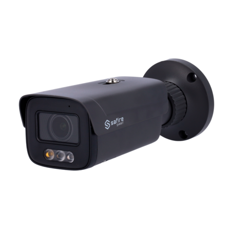 Safire Smart SF-IPB580ZA-4I1-SL-GREY 4MP IP Bullet Camera - Motorzoom &amp; AI - Grijs