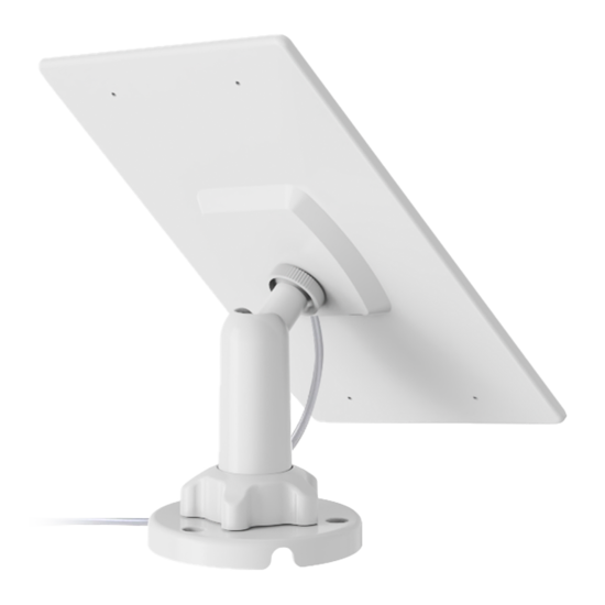 Nivian NV-SOLAR5V-3W Zonnepaneel - 3.3W Micro-USB voor IP Camera - IP65 Buiten