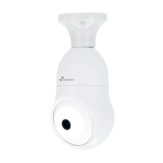 Nivian NVS-IPC-BULB1 E27 Fitting WiFi Camera - 3MP 2K IP-Bewakingscamera