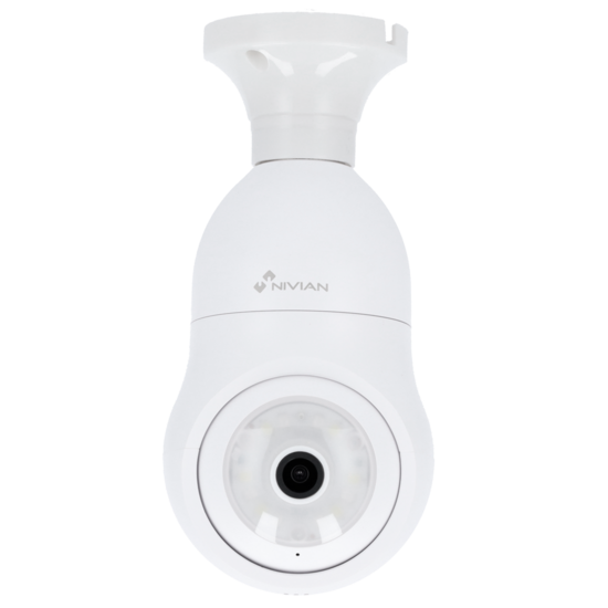Nivian NVS-IPC-BULB1 E27 Fitting WiFi Camera - 3MP 2K IP-Bewakingscamera
