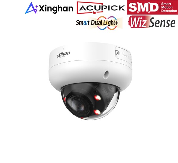 Dahua IPC-HDBW3849RP-ZAS-IL 8MP Dome Camera met Smart Dual Light