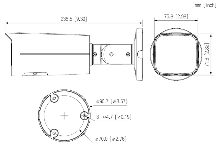 Dahua IPC-HFW2841TP-ZS 8MP IP Bullet Camera met gemotoriseerde lens