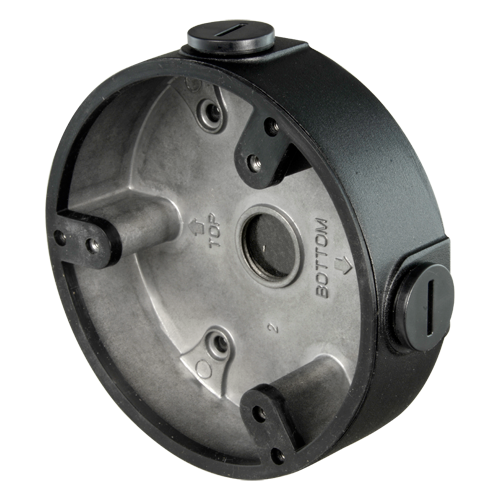 Dahua aansluitdoos 122 mm aluminium voor domecamera's zwart