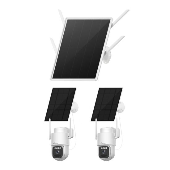 Nivian 4G Solar Beveiligingscamera Set 4MP - NV-KIT4GSOLAR430-2CAM voor Buiten