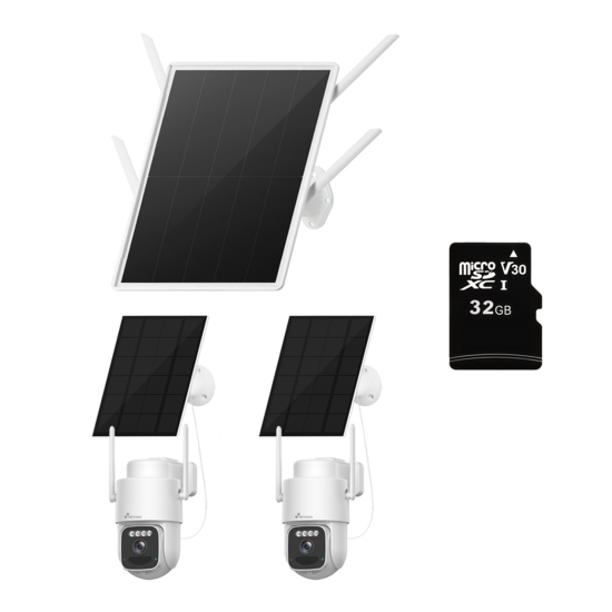 Nivian Videobewakingsset 4G op Zonne-energie - NV-KIT4GSOLAR430-2CAM-32GB