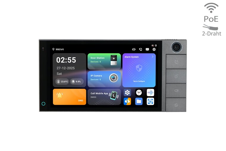 Dahua SCP3022B-CBZ-S Hybrid Monitor - 7-inch Android 14 Binnenpost