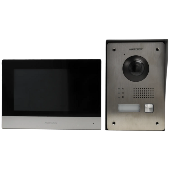 Hikvision Video Intercom Kit DS-KIS703Y-P - 7-inch Touchscreen voor Beveiliging