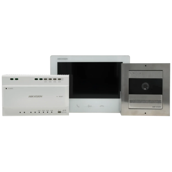 Hikvision HD Video Intercom Set 2-draads DS-KIS704EY met 7-inch Touchscreen