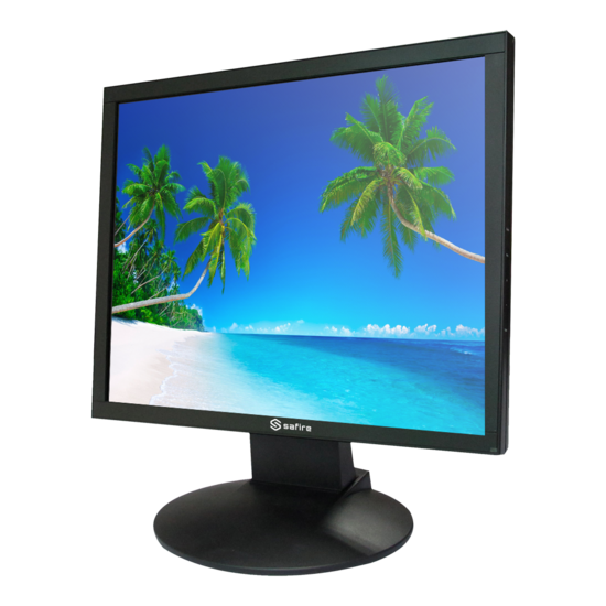 Safire 19 inch Monitor met BNC-aansluiting voor camerabeveiliging