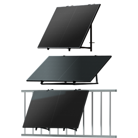 Zonnekit TSUN 2x 400W met 800W micro-omvormer voor balkon