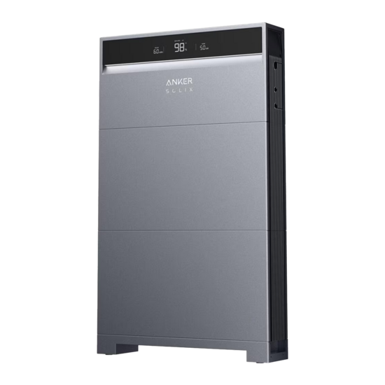 Anker Solix Omvormer ASOX-H3.68K-2xB5 met 10kWh Accu voor Thuisgebruik